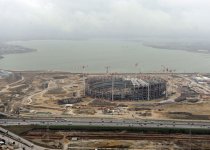 Президент Ильхам Алиев ознакомился с ходом строительства Бакинского Олимпийского стадиона (ФОТО)