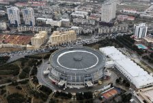 Президент Азербайджана ознакомился с проектом работ, которые будут проведены в Спортивно-концертном комплексе им. Гейдара Алиева (ФОТО)