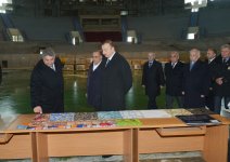 Президент Азербайджана ознакомился с проектом работ, которые будут проведены в Спортивно-концертном комплексе им. Гейдара Алиева (ФОТО)