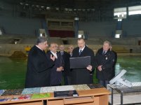 Президент Азербайджана ознакомился с проектом работ, которые будут проведены в Спортивно-концертном комплексе им. Гейдара Алиева (ФОТО)