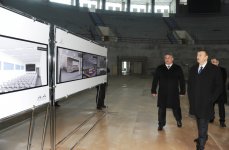 Президент Азербайджана ознакомился с проектом работ, которые будут проведены в Спортивно-концертном комплексе им. Гейдара Алиева (ФОТО)