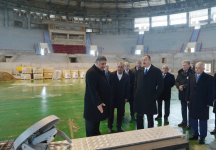 Президент Азербайджана ознакомился с проектом работ, которые будут проведены в Спортивно-концертном комплексе им. Гейдара Алиева (ФОТО)