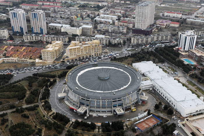 Президент Азербайджана ознакомился с проектом работ, которые будут проведены в Спортивно-концертном комплексе им. Гейдара Алиева (ФОТО)