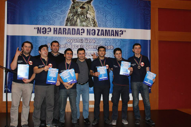 Определены победители четвертого чемпионата Азербайджана по "Что? Где? Когда?" (ФОТО)