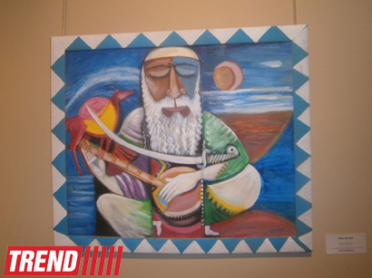 В Баку открылась выставка Ашрафа Гейбата "Посвящение. Между Востоком и Западом" (ФОТО)