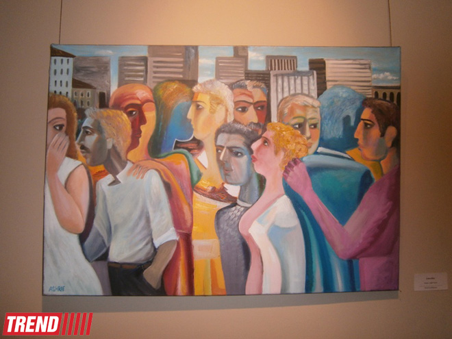 В Баку открылась выставка Ашрафа Гейбата "Посвящение. Между Востоком и Западом" (ФОТО)