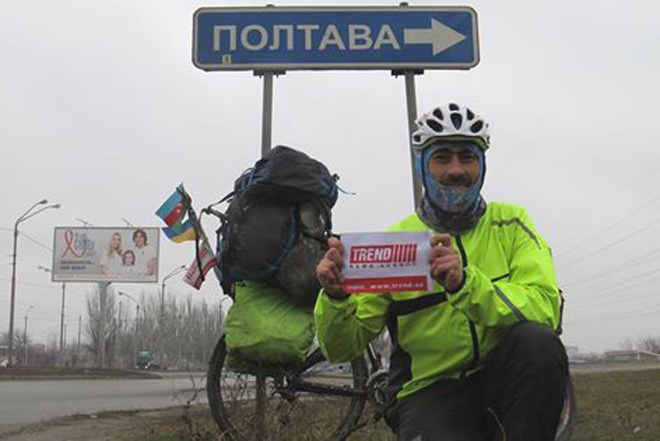 Рамиль Зиядов из Киева отправляется в Беларусь: "Посол высоко оценил мировое велотурне" (ФОТО)