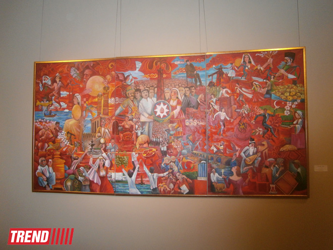 В Баку открылась выставка Ашрафа Гейбата "Посвящение. Между Востоком и Западом" (ФОТО)