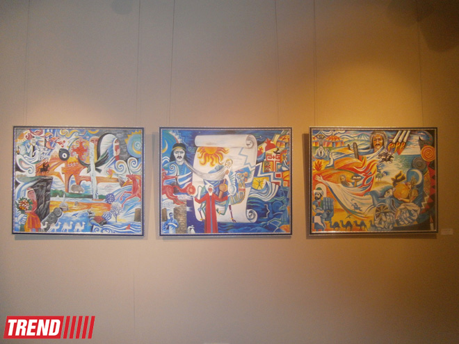 В Баку открылась выставка Ашрафа Гейбата "Посвящение. Между Востоком и Западом" (ФОТО)