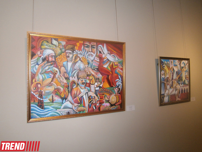 В Баку открылась выставка Ашрафа Гейбата "Посвящение. Между Востоком и Западом" (ФОТО)