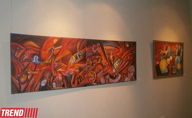 В Баку открылась выставка Ашрафа Гейбата "Посвящение. Между Востоком и Западом" (ФОТО)