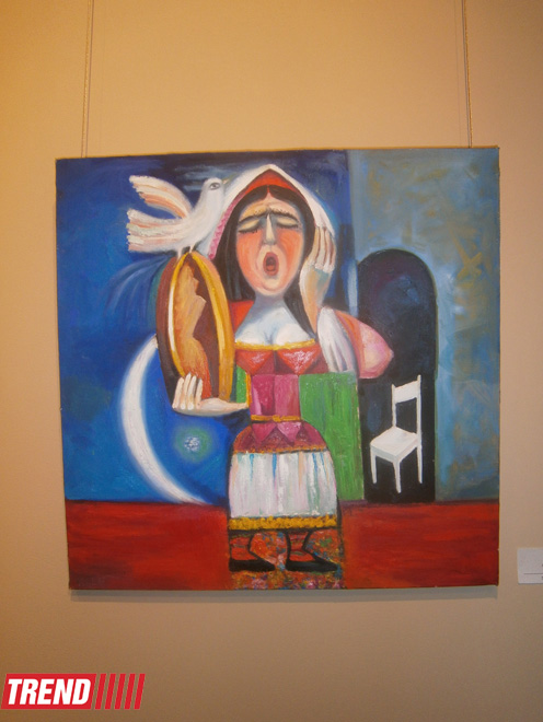 В Баку открылась выставка Ашрафа Гейбата "Посвящение. Между Востоком и Западом" (ФОТО)