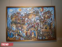 В Баку открылась выставка Ашрафа Гейбата "Посвящение. Между Востоком и Западом" (ФОТО)