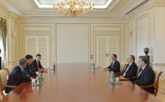 Президент Азербайджана принял делегацию во главе с председателем компании Global Political Strategies APCO