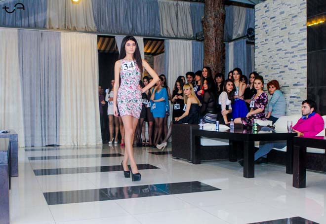 Фотосессия отборочного тура национального конкурса "Мисс Азербайджан 2014"