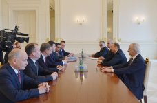 Президент Азербайджана принял делегацию во главе с губернатором Свердловской области