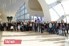 Лейла Алиева и Арзу Алиева приняли участие в открытии выставки "Легендарное оружие" в Центре Гейдара Алиева (ФОТО)