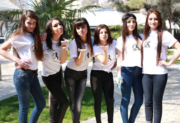 Первая репетиция полуфиналисток "Мисс Азербайджан 2014": актрисы или модели? (ФОТО)