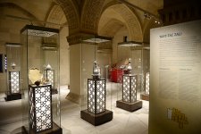 Президент Ильхам Алиев и его супруга ознакомились с новой музейной экспозицией в Комплексе Дворца Ширваншахов (ФОТО)