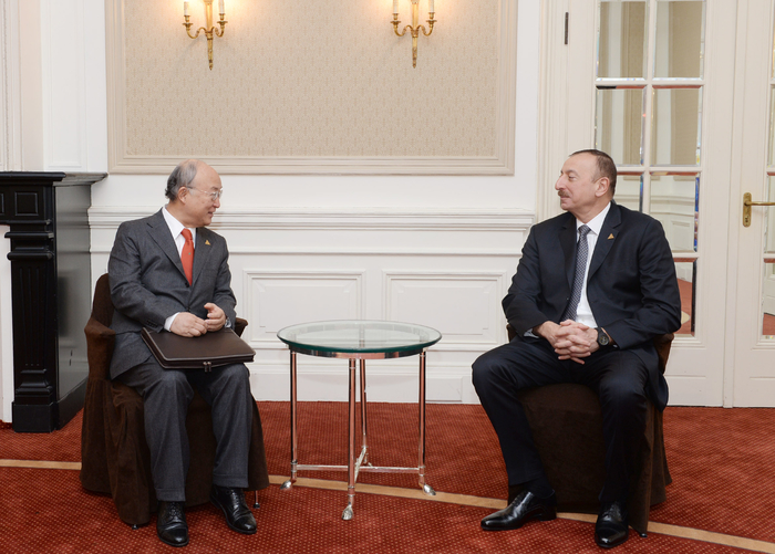 Президент Ильхам Алиев встретился с гендиректором МАГАТЭ