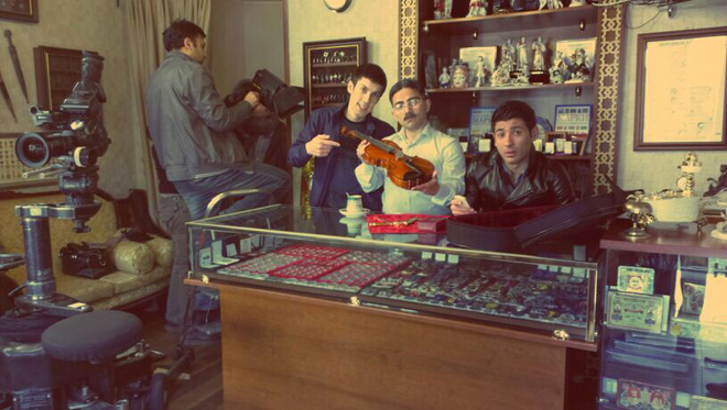 Бахрам Багирзаде снялся в главной роли фильма "Нема-(о)-я скрипка" (ФОТО)