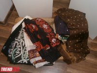 Реконструированная азербайджанская национальная одежда XIX века - выставка "Коллажи" (ФОТО)
