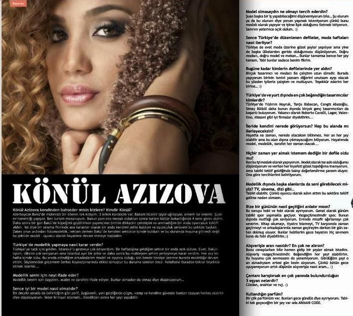 Успех азербайджанской модели в Турции - Evos angels (ФОТО)