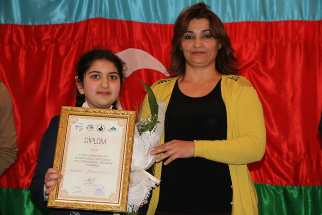 В Баку прошел конкурс чтецов, посвященный Дню геноцида азербайджанцев (ФОТО)