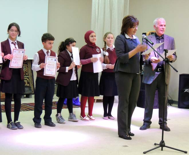 Известные азербайджанские художники провели мастер-класс для школьников (ФОТО)