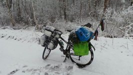 Велопутешественник Рамиль Зиядов из Твери направляется в Санкт-Петербург (ФОТО)