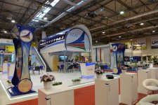 Президент Ильхам Алиев и его супруга ознакомились с выставками, проходящими в Баку (ФОТО)