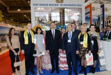 Президент Ильхам Алиев и его супруга ознакомились с выставками, проходящими в Баку (ФОТО)