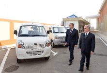 Президент Ильхам Алиев ознакомился с условиями, созданными в  Нахчыванском бизнес-центре (ФОТО)