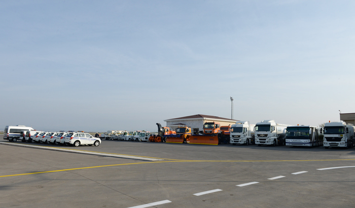 Ильхам Алиев принял участие в церемонии открытия нового административного здания Нахчыванского международного аэропорта (ФОТО)