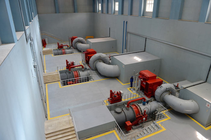 В Нахчыване введены в эксплуатацию ГЭС "Арпачай-1" и "Арпачай-2" (ФОТО)