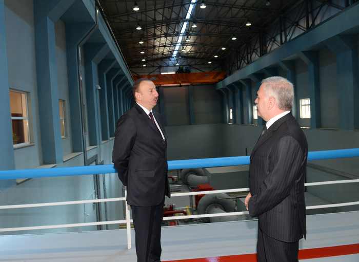 В Нахчыване введены в эксплуатацию ГЭС "Арпачай-1" и "Арпачай-2" (ФОТО)