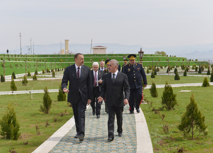 Ильхам Алиев принял участие в открытии нового административного здания Военной прокуратуры Нахчыванской АР (ФОТО)