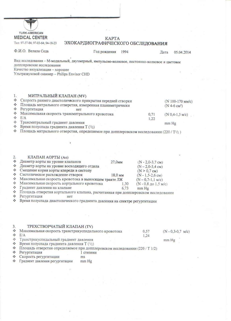 16-летней Седа необходима срочная помощь - порок сердца (документы)