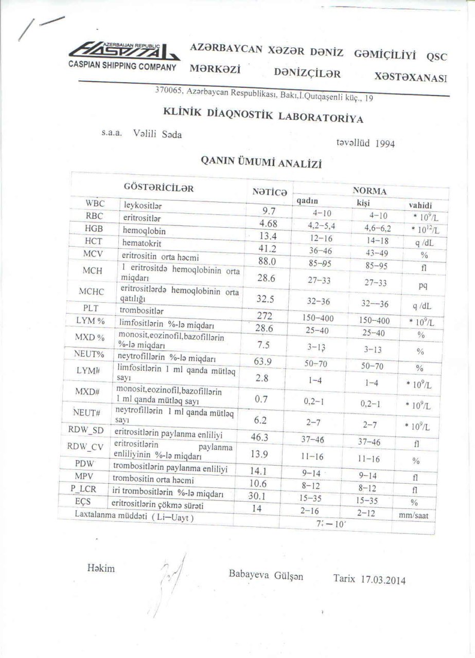16-летней Седа необходима срочная помощь - порок сердца (документы)