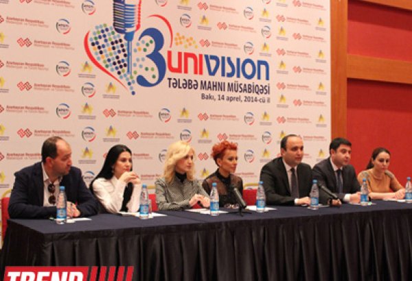 В Баку прошла жеребьевка полуфинала III Национального конкурса "Univision" (ФОТО)