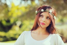 "Весеннее настроение" – фотосессия участниц "Мисс Азербайджан-2014"