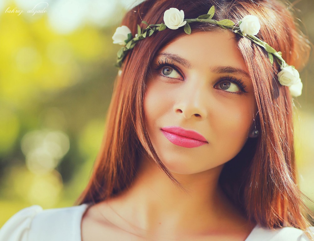 "Весеннее настроение" – фотосессия участниц "Мисс Азербайджан-2014"