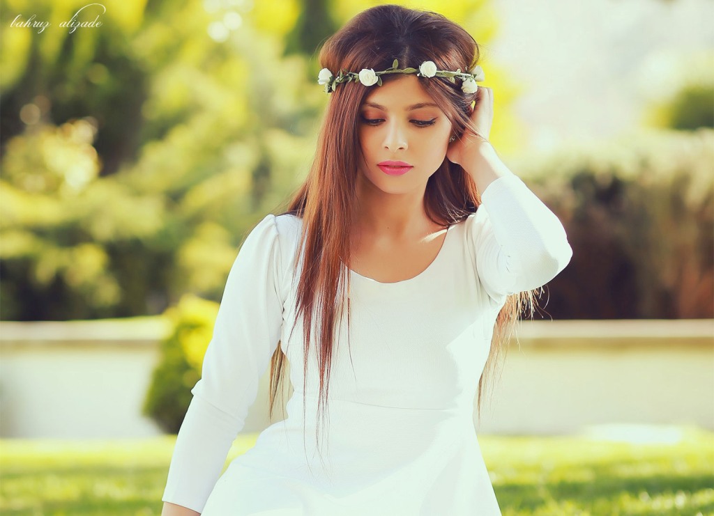 "Весеннее настроение" – фотосессия участниц "Мисс Азербайджан-2014"