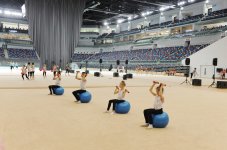 Президент Ильхам Алиев и его супруга приняли участие в открытии Национальной гимнастической арены (ФОТО)