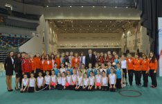 Президент Ильхам Алиев и его супруга приняли участие в открытии Национальной гимнастической арены (ФОТО)