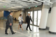 Президент Ильхам Алиев и его супруга приняли участие в открытии Национальной гимнастической арены (ФОТО)