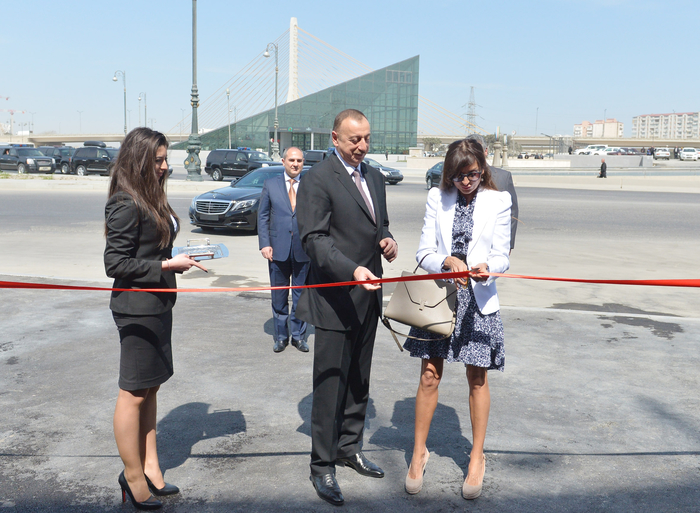 Президент Ильхам Алиев и его супруга приняли участие в открытии Национальной гимнастической арены (ФОТО)