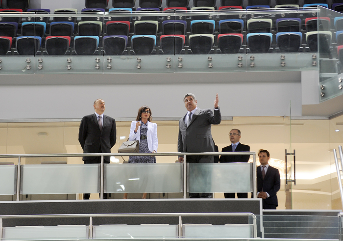 Президент Ильхам Алиев и его супруга приняли участие в открытии Национальной гимнастической арены (ФОТО)