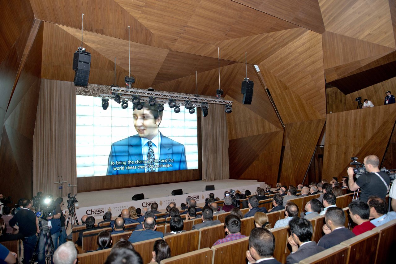 Церемония открытия и жеребьевки "Shamkir Chess 2014" (ФОТО)