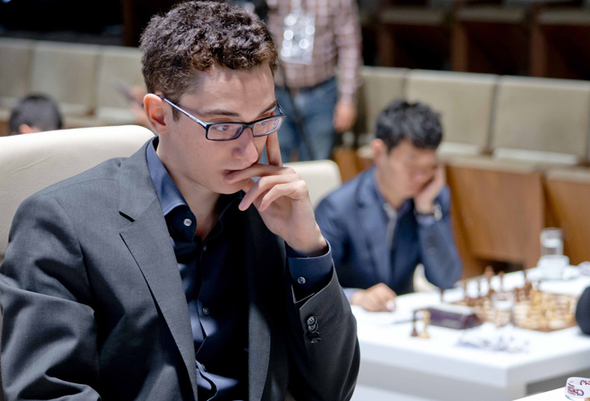 Противостояние азербайджанских гроссмейстеров - фоторепортаж с "Shamkir Chess 2014" (ФОТО)